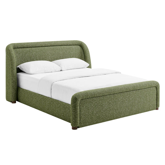 Tasmin King Upholstered Fabric Platform Bed by Modway