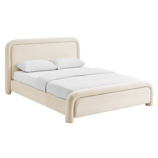 Beck Queen Performance Velvet Platform Bed by Modway