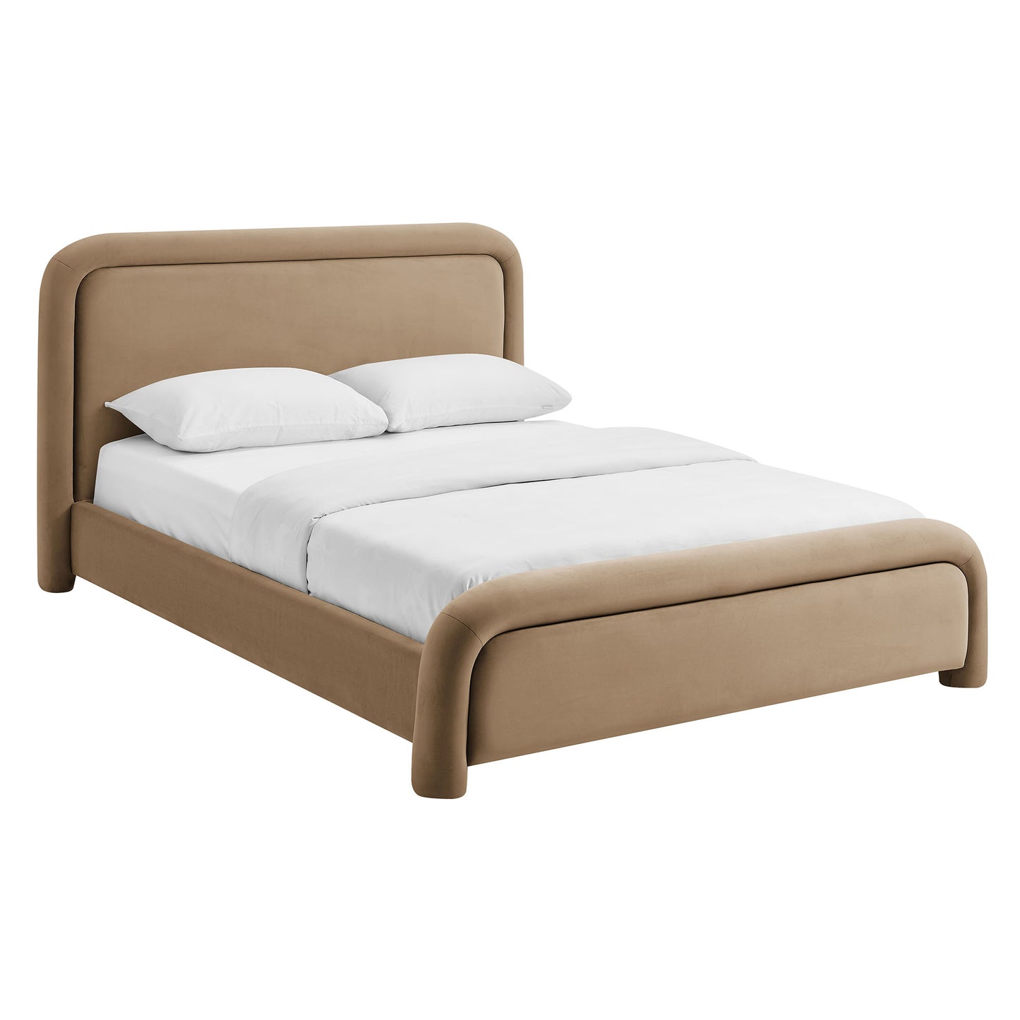 Beck Queen Performance Velvet Platform Bed by Modway