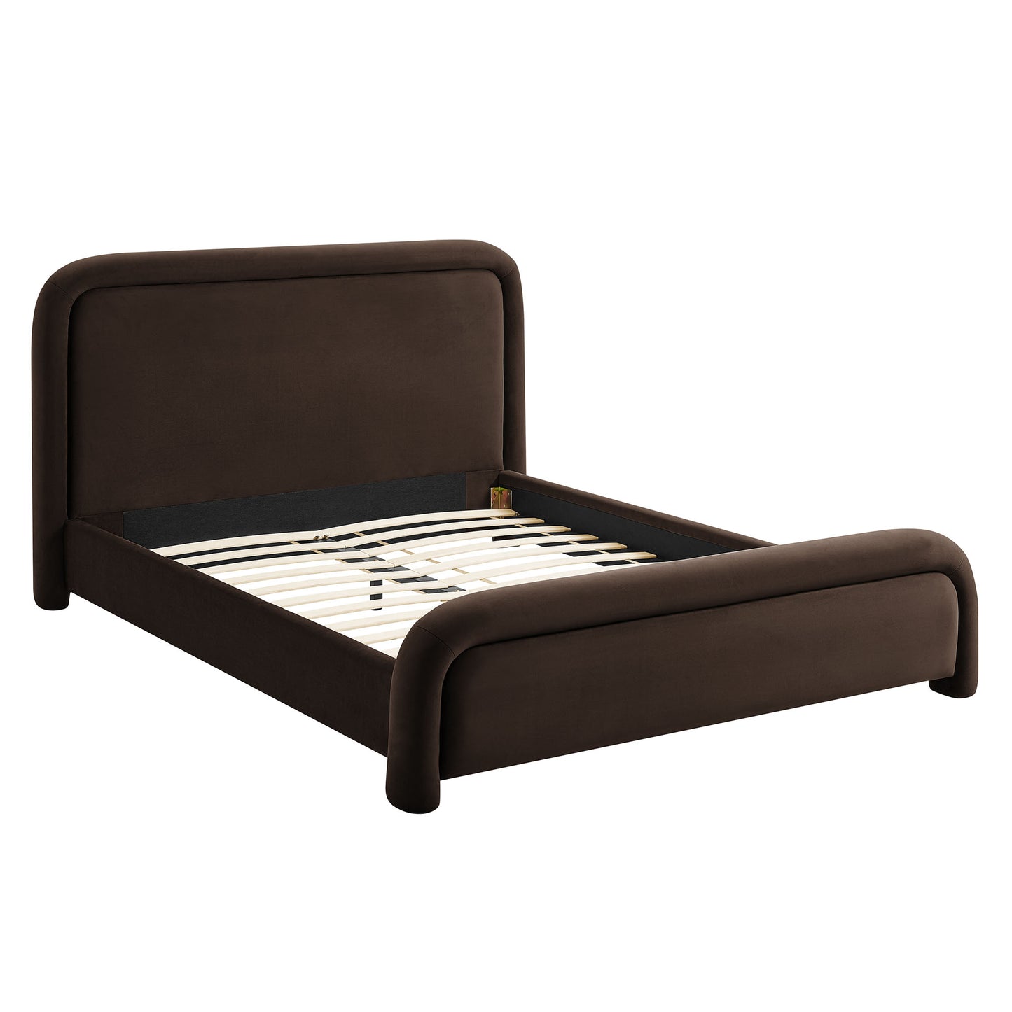 Beck King Performance Velvet Platform Bed by Modway