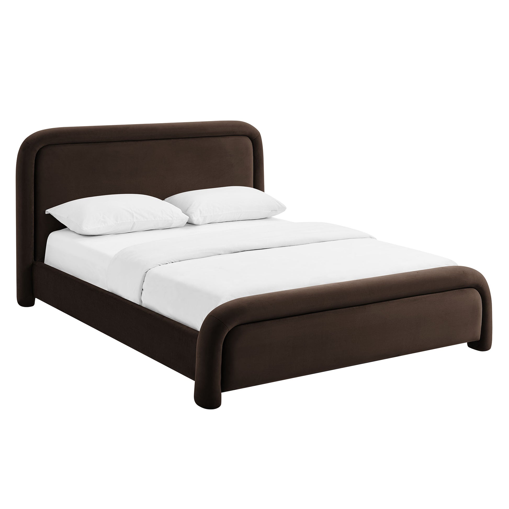 Beck King Performance Velvet Platform Bed by Modway