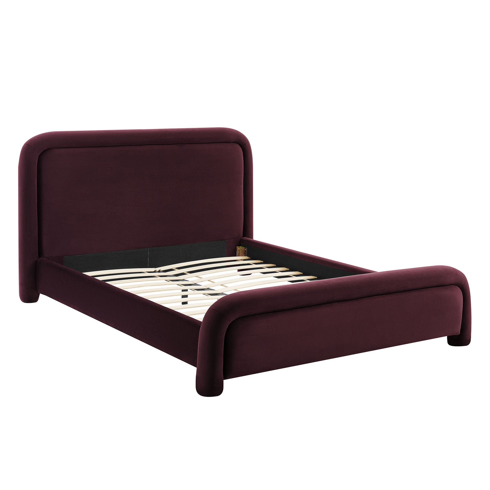 Beck King Performance Velvet Platform Bed by Modway