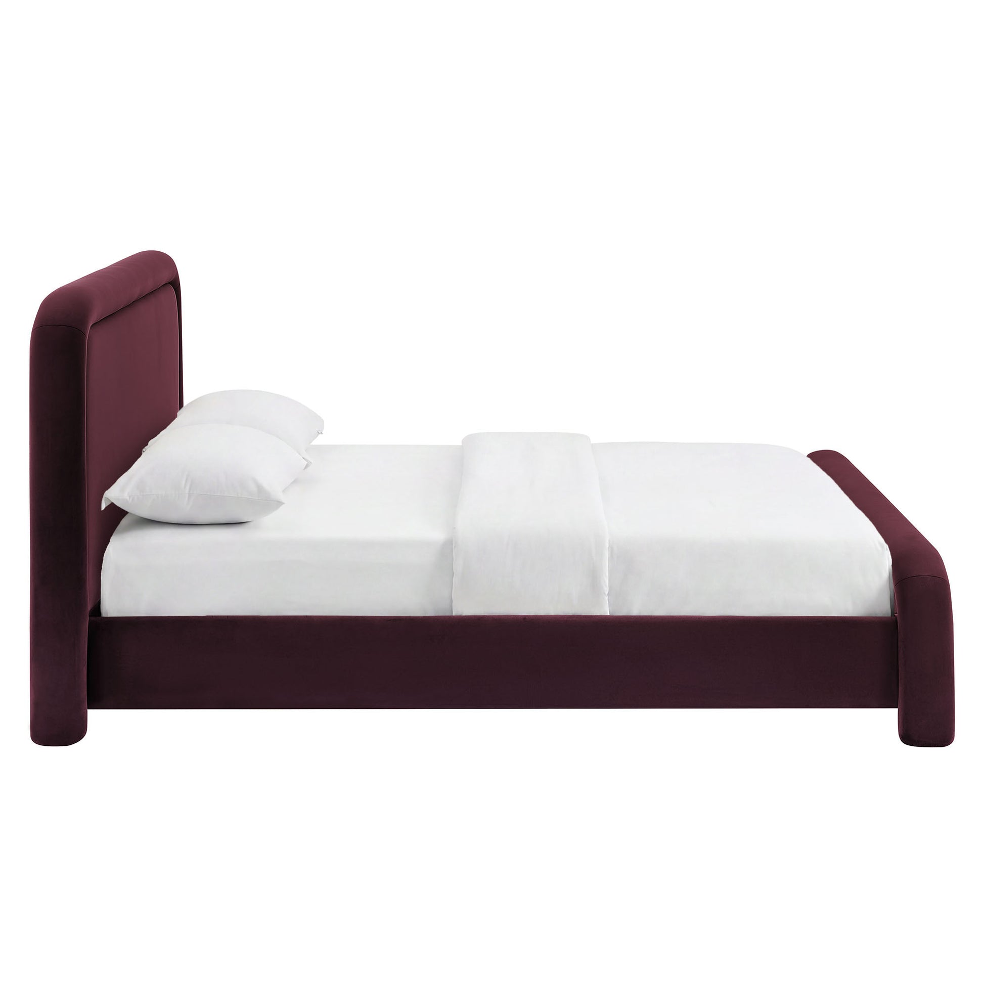 Beck King Performance Velvet Platform Bed by Modway
