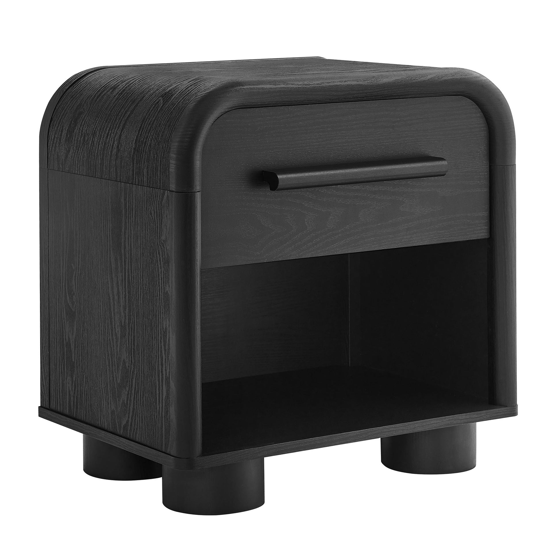 Bellamy Curved 1-Drawer Nightstand by Modway