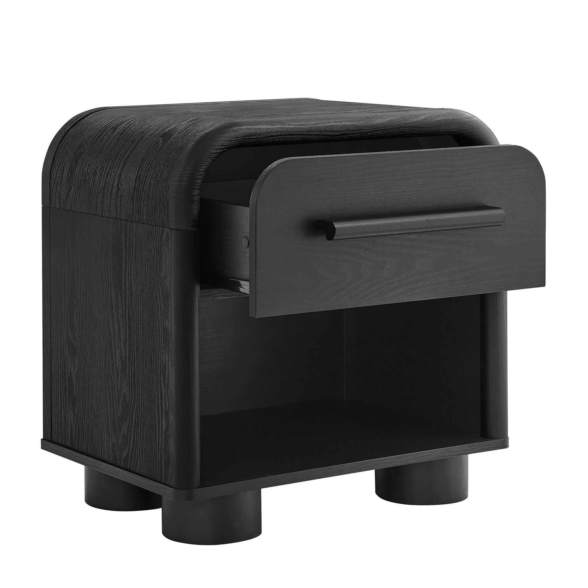 Bellamy Curved 1-Drawer Nightstand by Modway