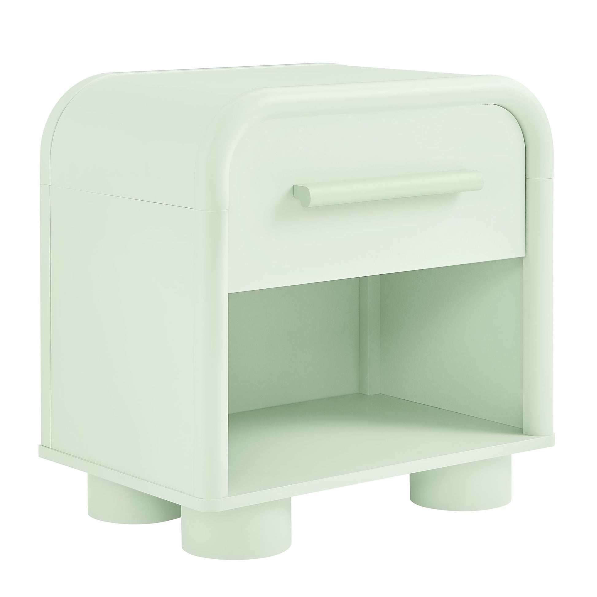 Bellamy Curved 1-Drawer Nightstand by Modway