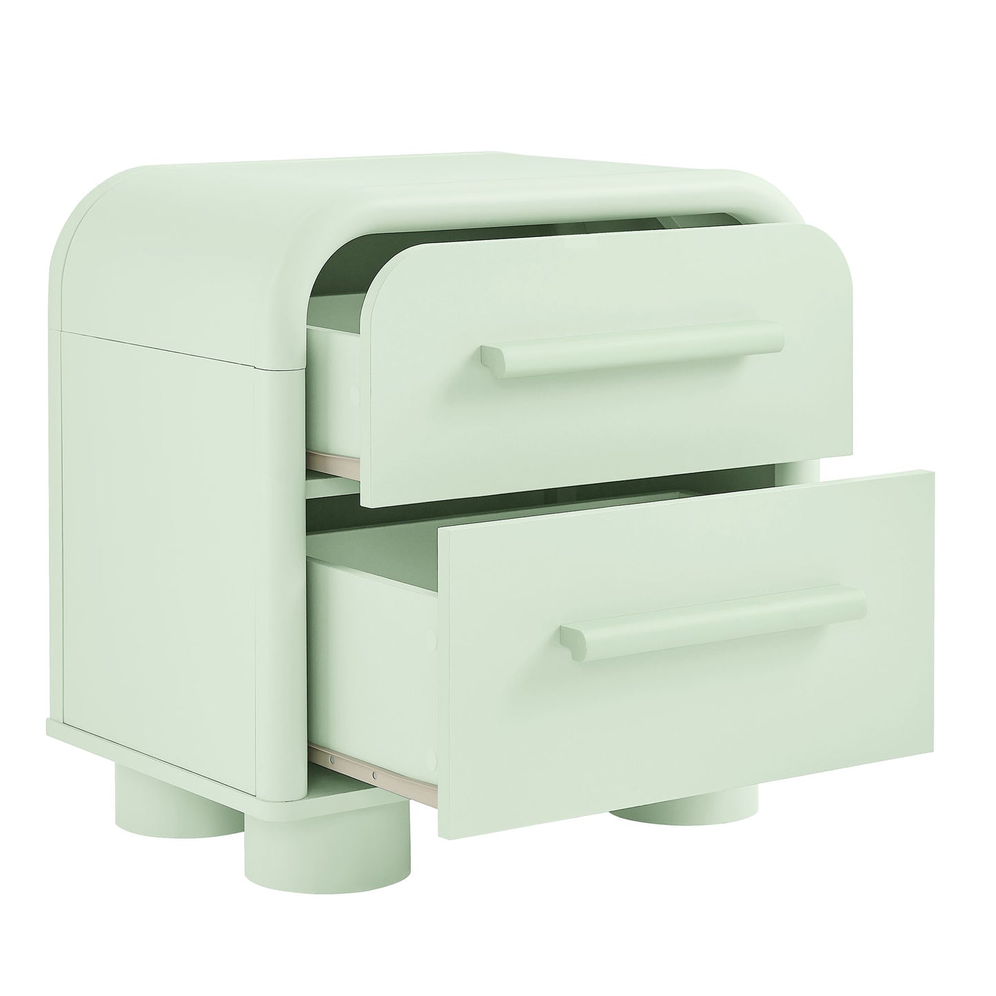 Bellamy Curved 2-Drawer Nightstand by Modway