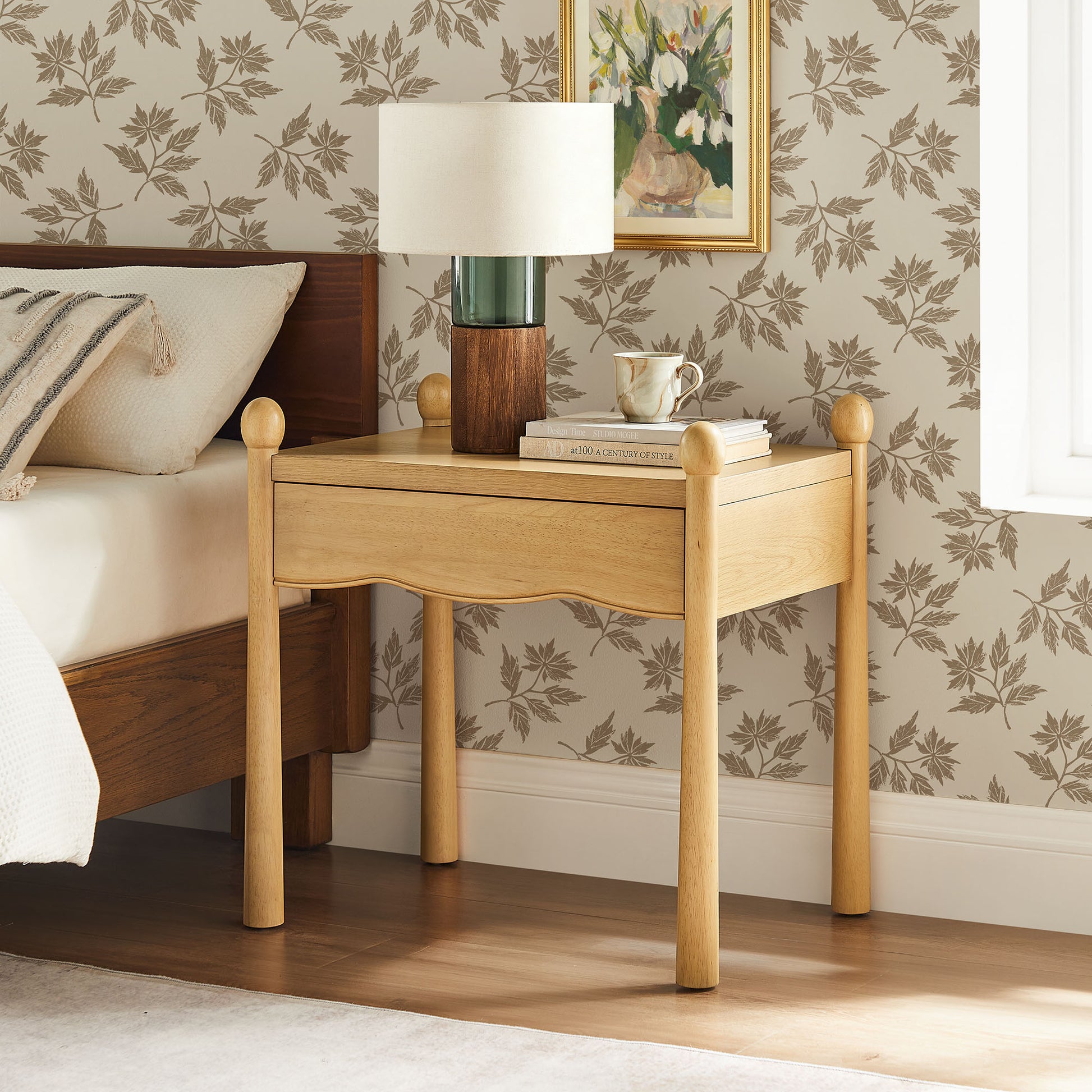 Darcy Wood Nightstand or Side Table by Modway