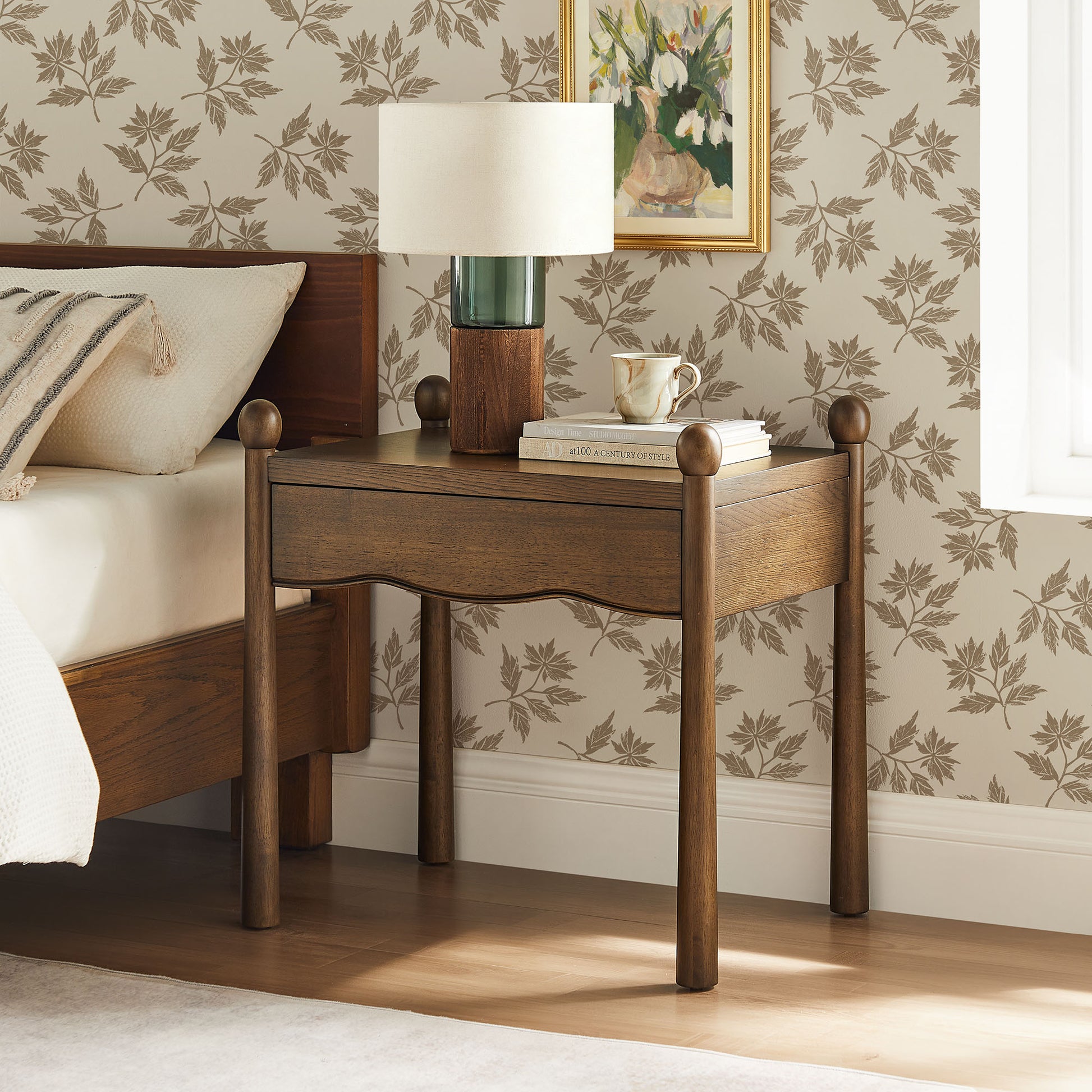 Darcy Wood Nightstand or Side Table by Modway