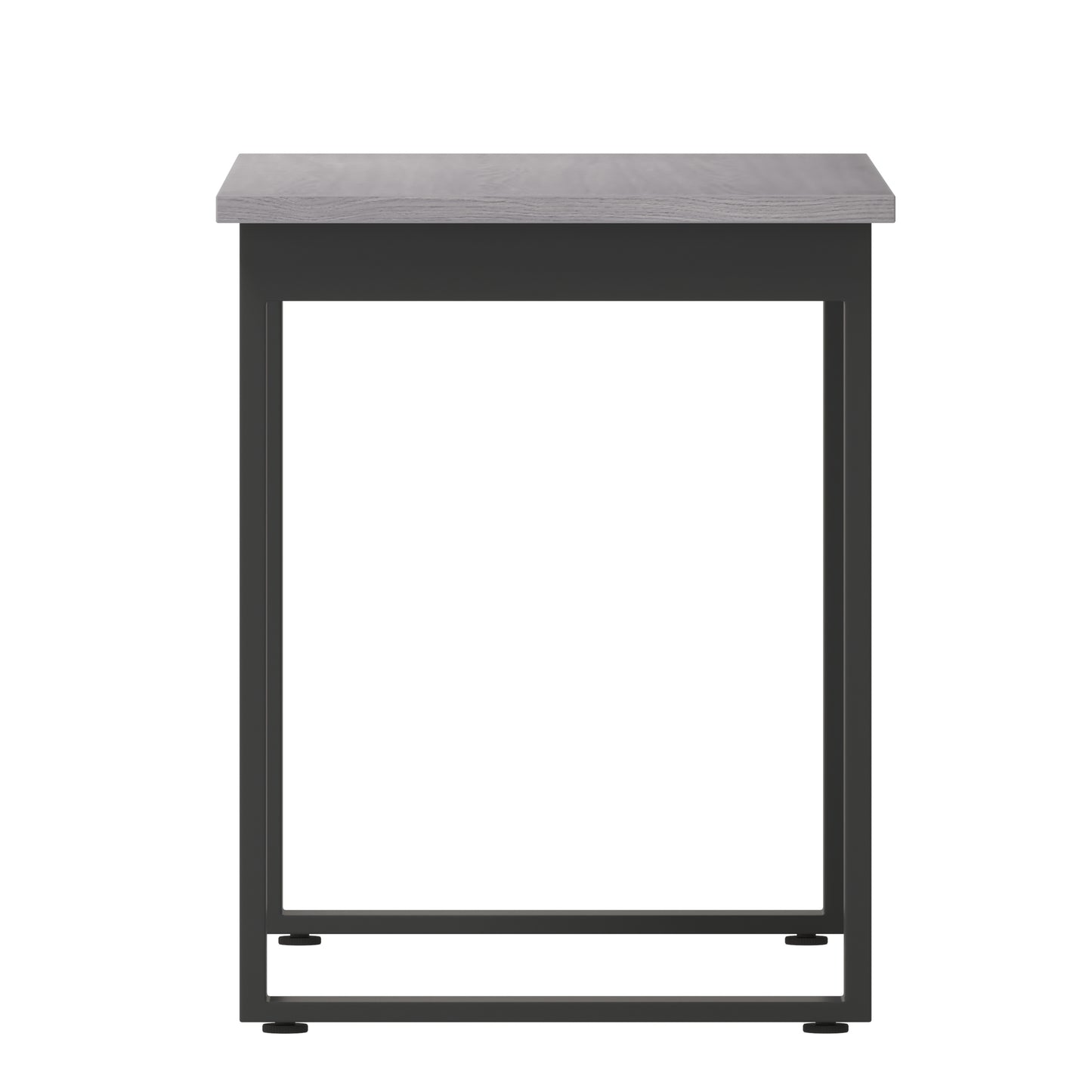 Redmond Commercial 48x24 Conference Table with 1" Thick Double Sided Laminate Table Top with PVC Edging and Heavy Duty U-Frame Steel Base, Gray Oak Gray Oak