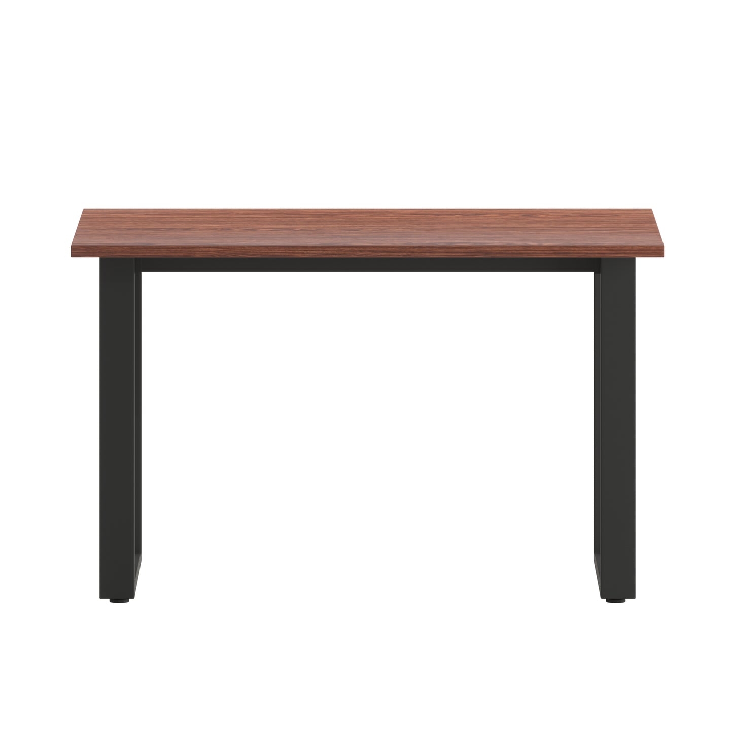 Redmond Commercial 48x30 Conference Table with 1" Thick Double Sided Laminate Table Top with PVC Edging and Heavy Duty U-Frame Steel Base, Walnut Walnut