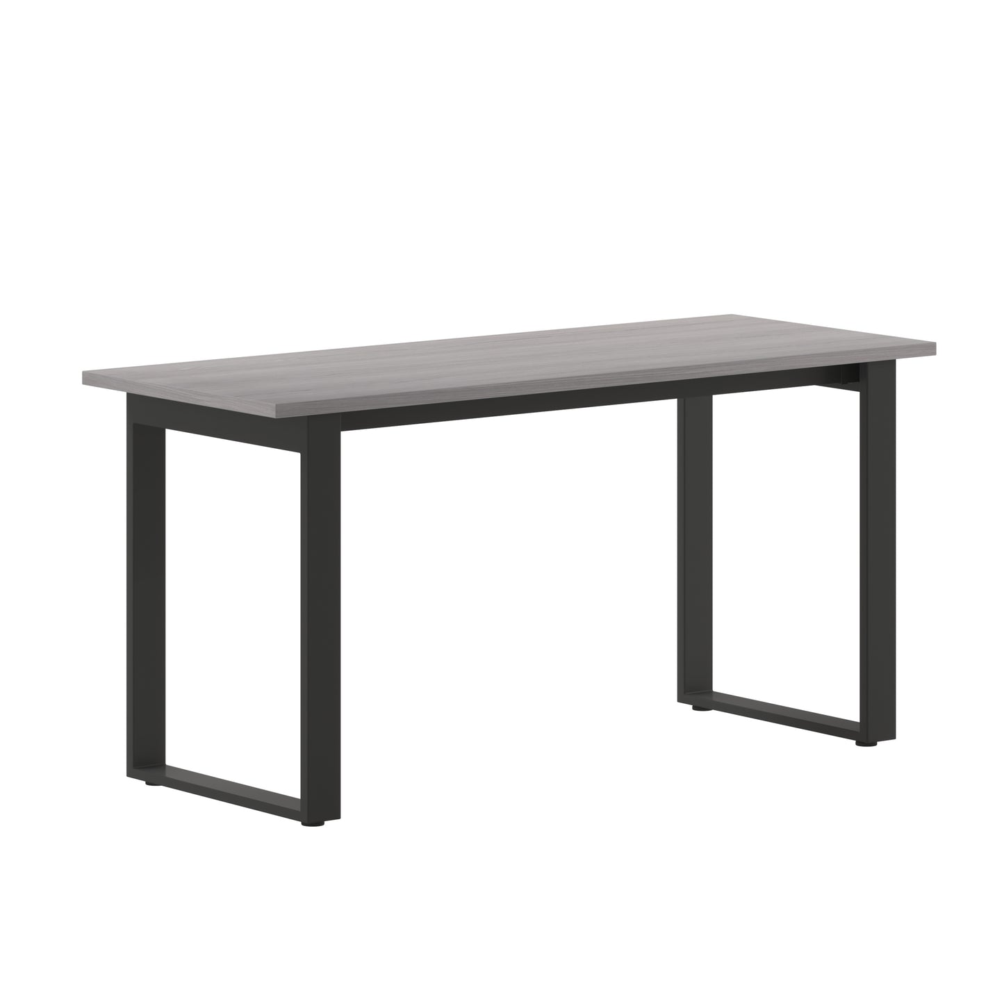 Redmond Commercial 60x24 Conference Table with 1" Thick Double Sided Laminate Table Top with PVC Edging and Heavy Duty U-Frame Steel Base, Gray Oak Gray Oak