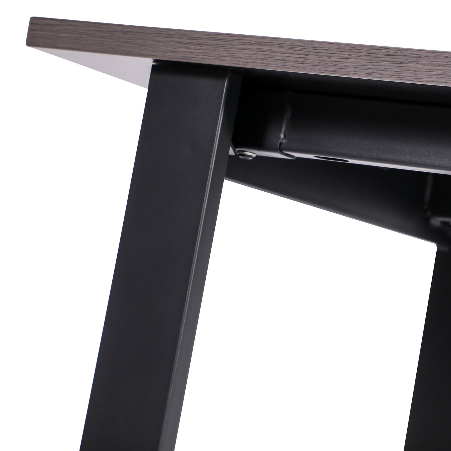 Redmond Commercial 60x24 Conference Table with 1" Thick Double Sided Laminate Table Top with PVC Edging and Heavy Duty U-Frame Steel Base, Gray Oak Gray Oak