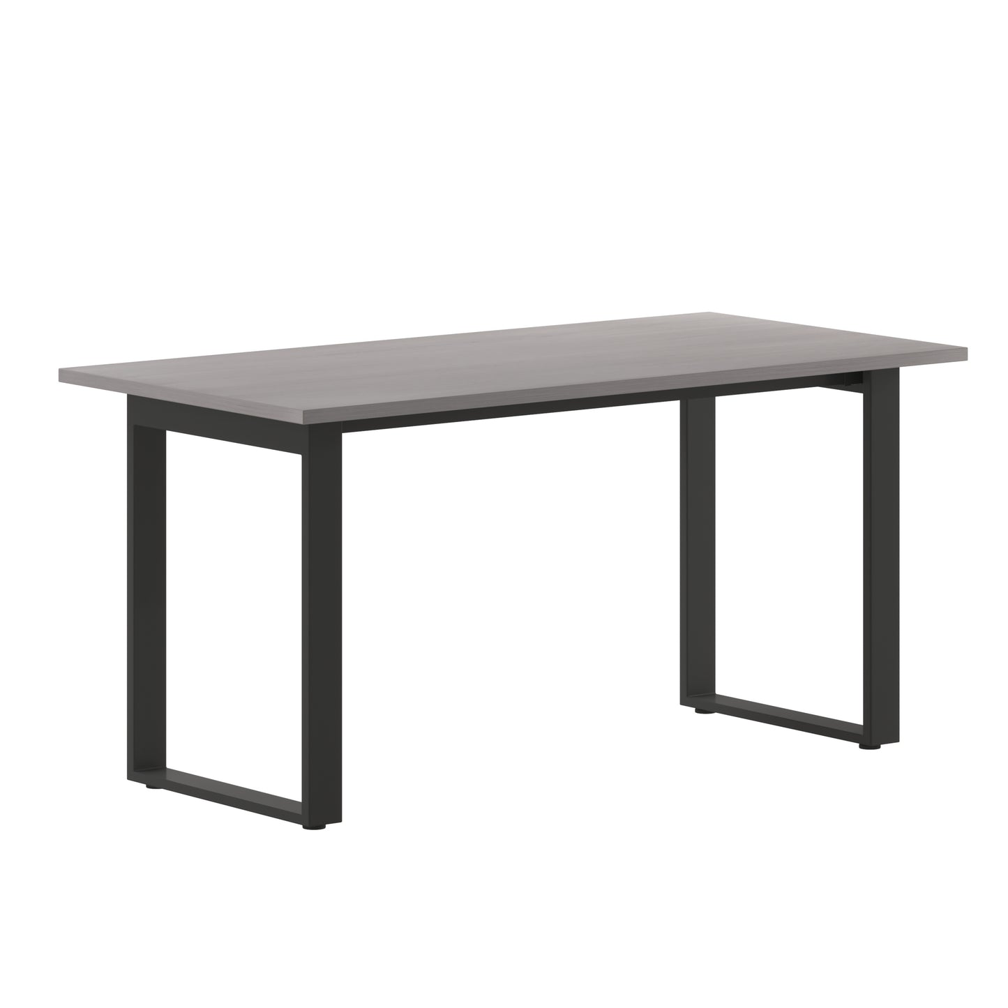 Redmond Commercial 60x30 Conference Table with 1" Thick Double Sided Laminate Table Top with PVC Edging and Heavy Duty U-Frame Steel Base, Gray Oak Gray Oak