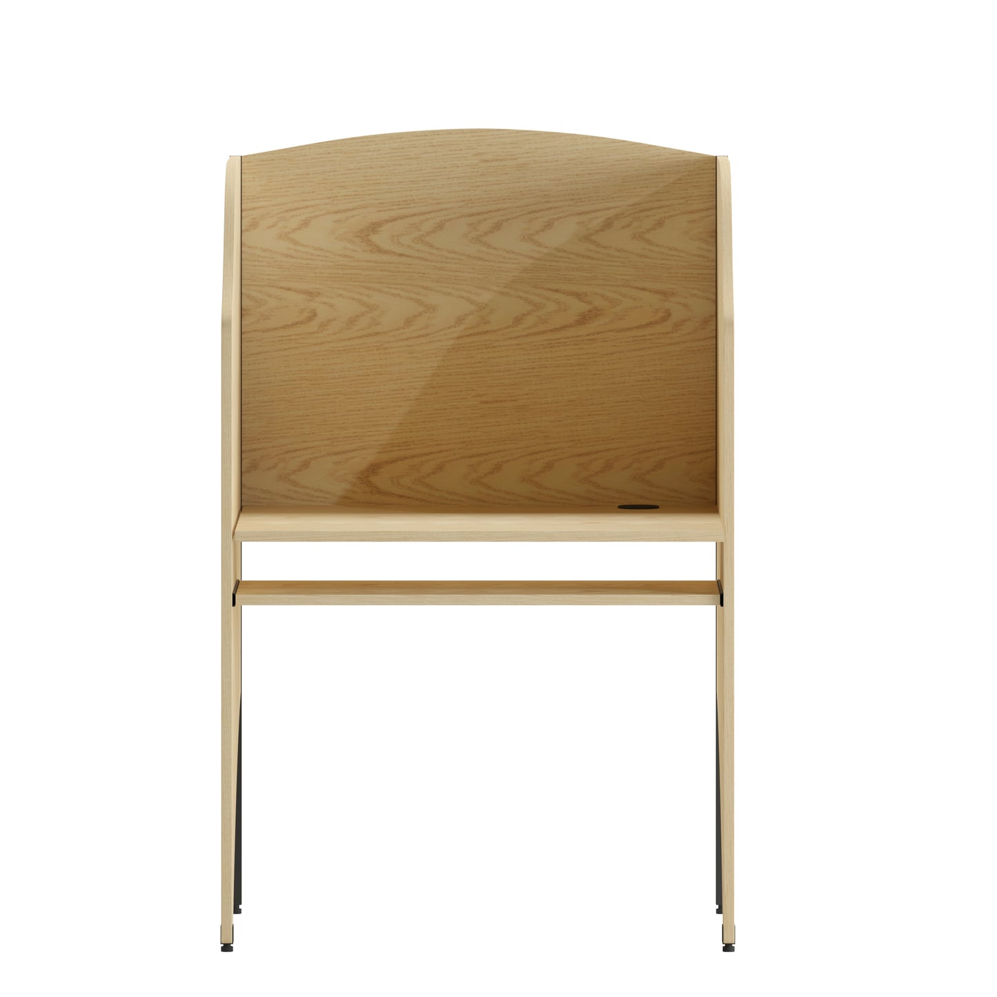 Kevin Starter Study Carrel in Oak Finish Oak