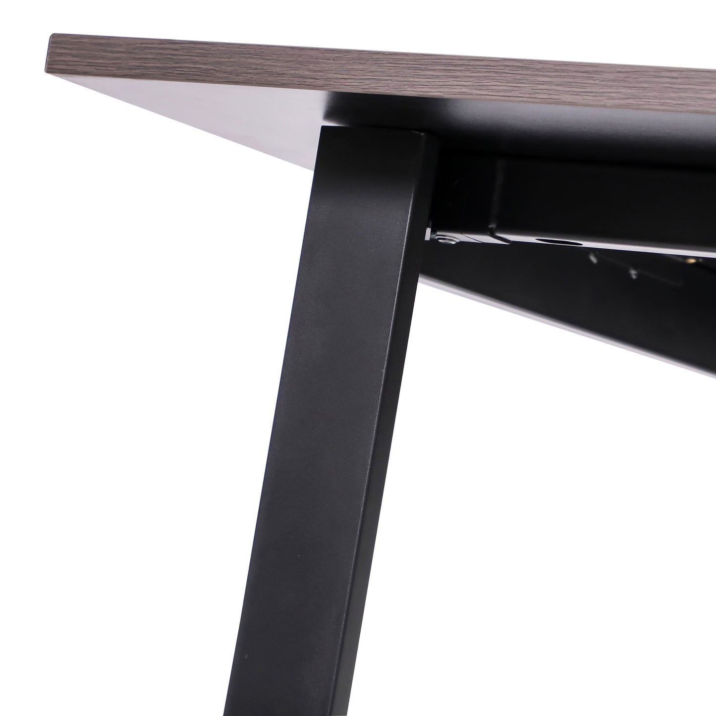 Redmond Commercial 72x36 Conference Table with 1" Thick Double Sided Laminate Table Top with PVC Edging and Heavy Duty U-Frame Steel Base, Gray Oak Gray Oak