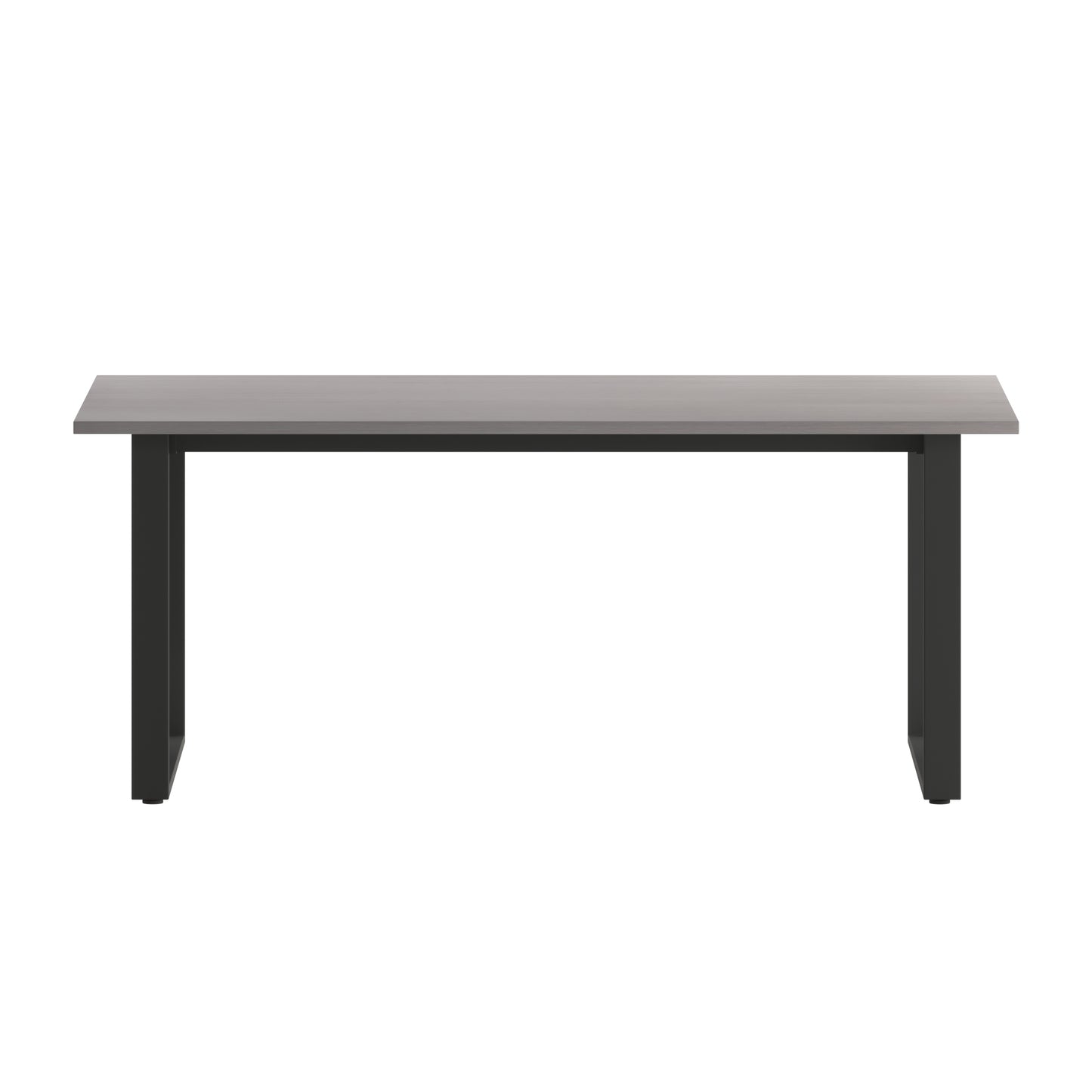 Redmond Commercial 72x36 Conference Table with 1" Thick Double Sided Laminate Table Top with PVC Edging and Heavy Duty U-Frame Steel Base, Gray Oak Gray Oak