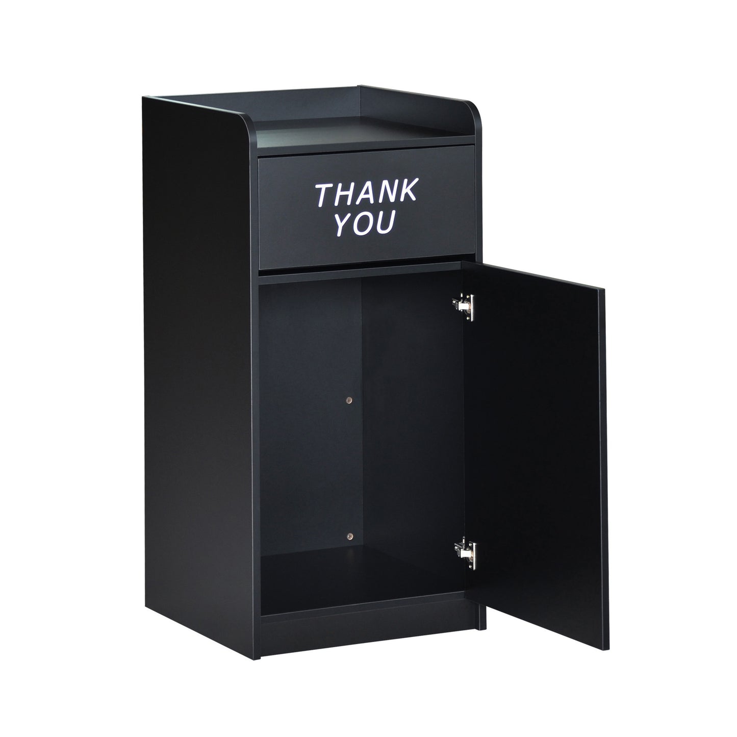 Sony Wood Tray Top Receptacle in Black Black