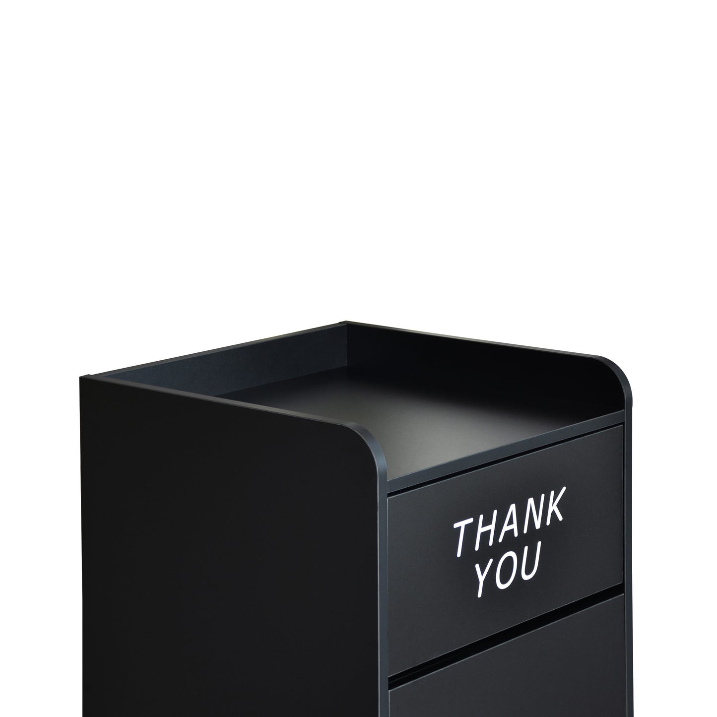 Sony Wood Tray Top Receptacle in Black Black
