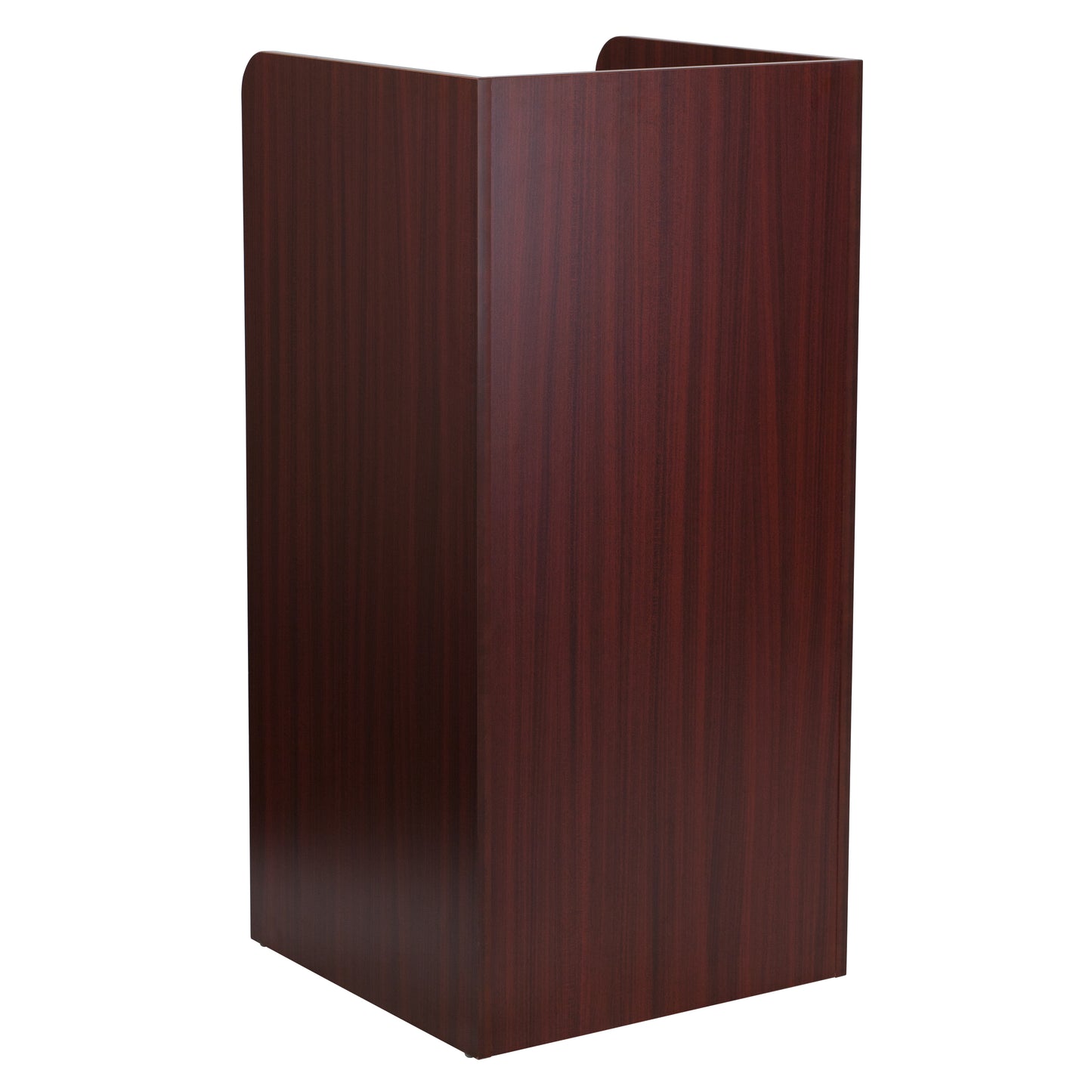 Sony Wood Tray Top Receptacle in Mahogany Mahogany