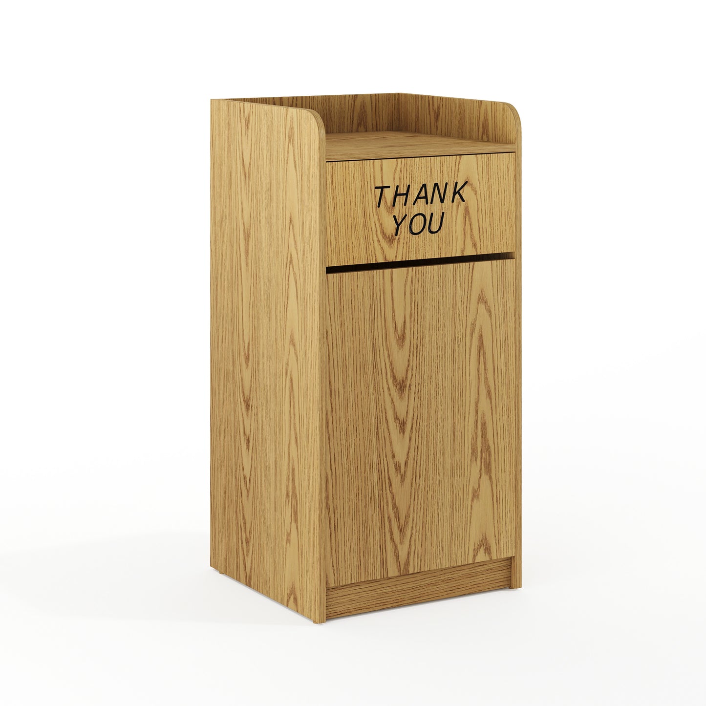 Sony Wood Tray Top Receptacle in Oak Oak