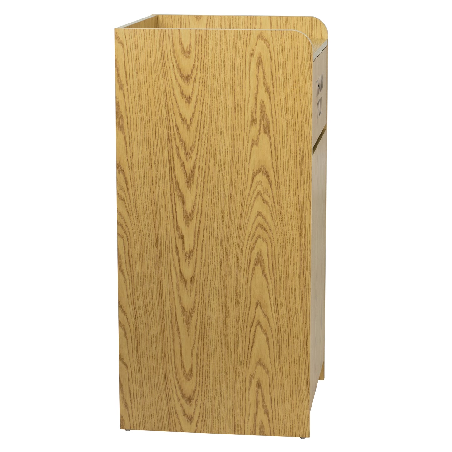 Sony Wood Tray Top Receptacle in Oak Oak