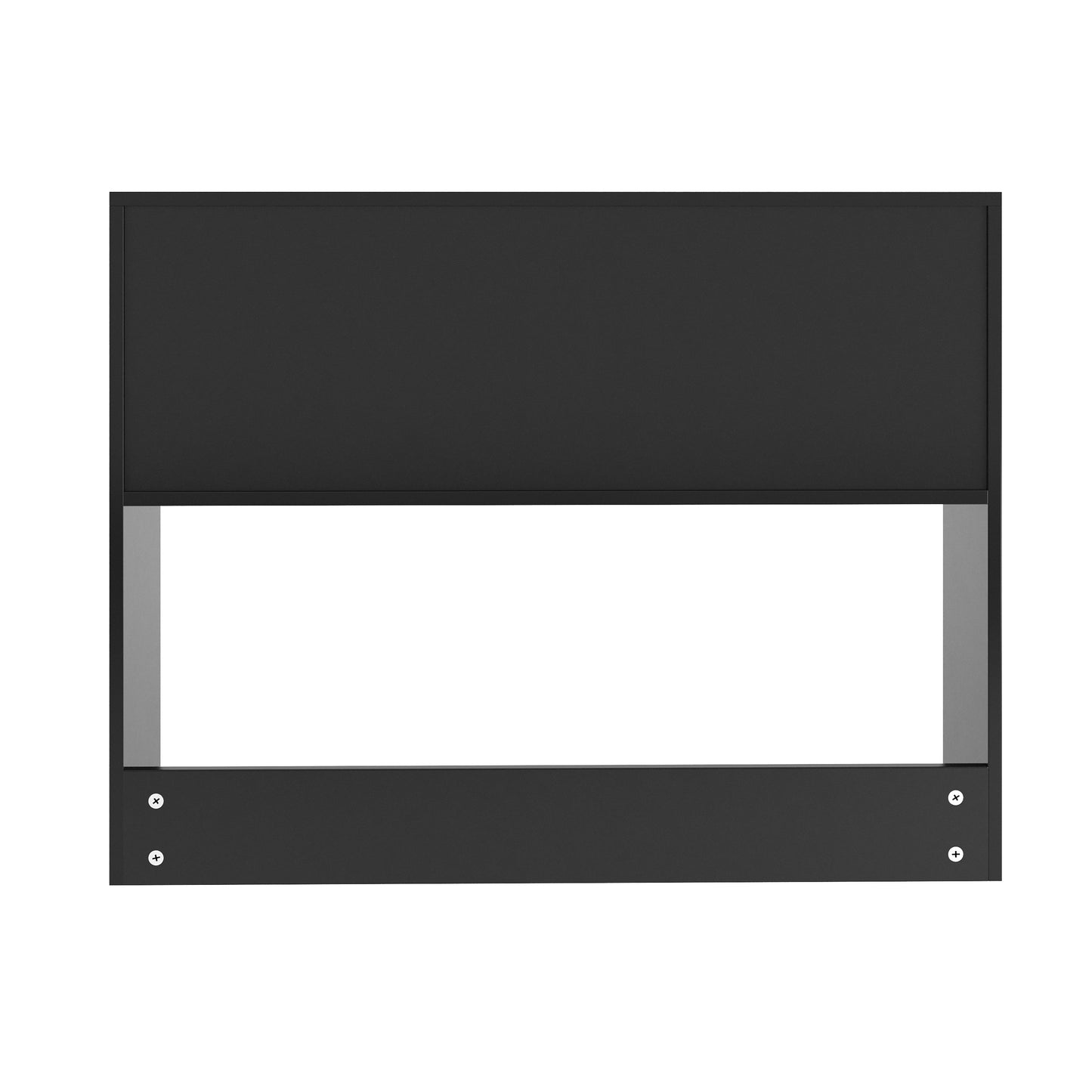 Lotus Desktop Bookshelf Storage Organizer with Multiple Cubbies in Black Black