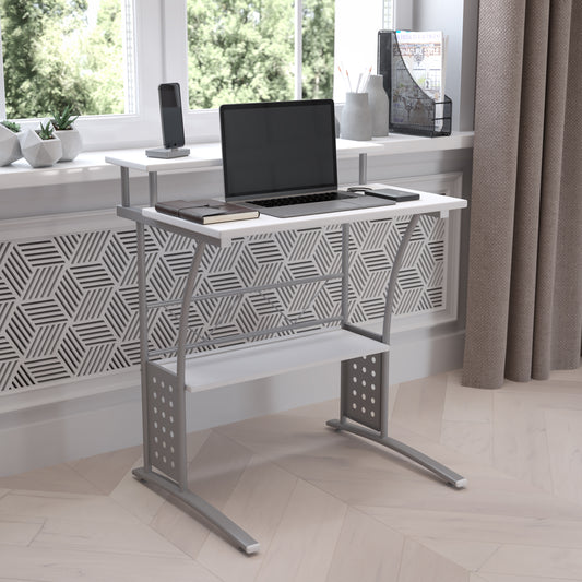 Clifton White Computer Desk White NAN-CLIFTON-WH-GG