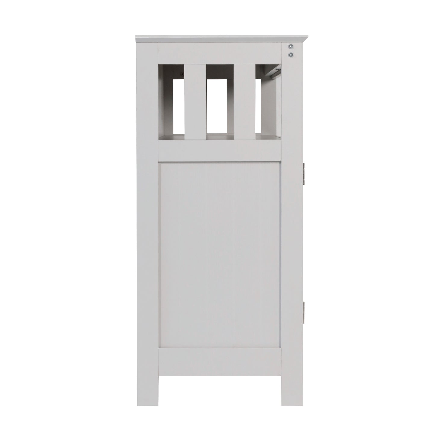 Mayfield 40" Classic Buffet and Sideboard with Double Door Storage Cabinet and Open Storage Shelf in Gray Gray
