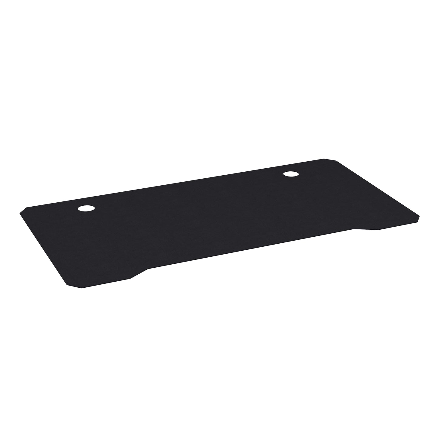 Fisher Black Mega Size Extended Gaming Mouse Pad with Anti-Slip Rubber Base and Micro Weave Top, Large Home Office Desk Mat, 45.75"W x 23.5"D x .125"H Black
