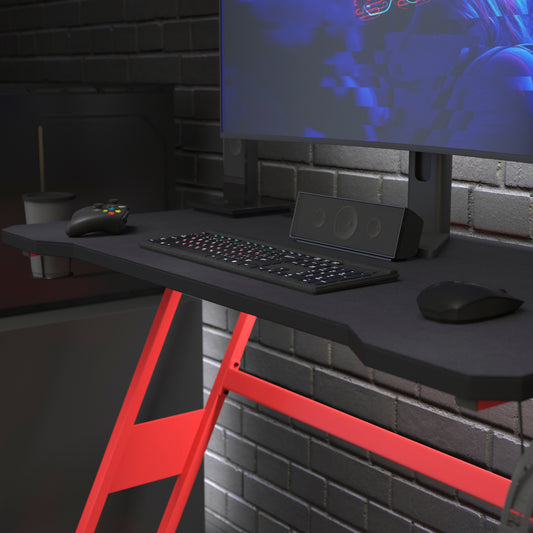 Fisher Black Mega Size Extended Gaming Mouse Pad with Anti-Slip Rubber Base and Micro Weave Top, Large Home Office Desk Mat, 45.75"W x 23.5"D x .125"H Black NAN-GM1030-BK-GG