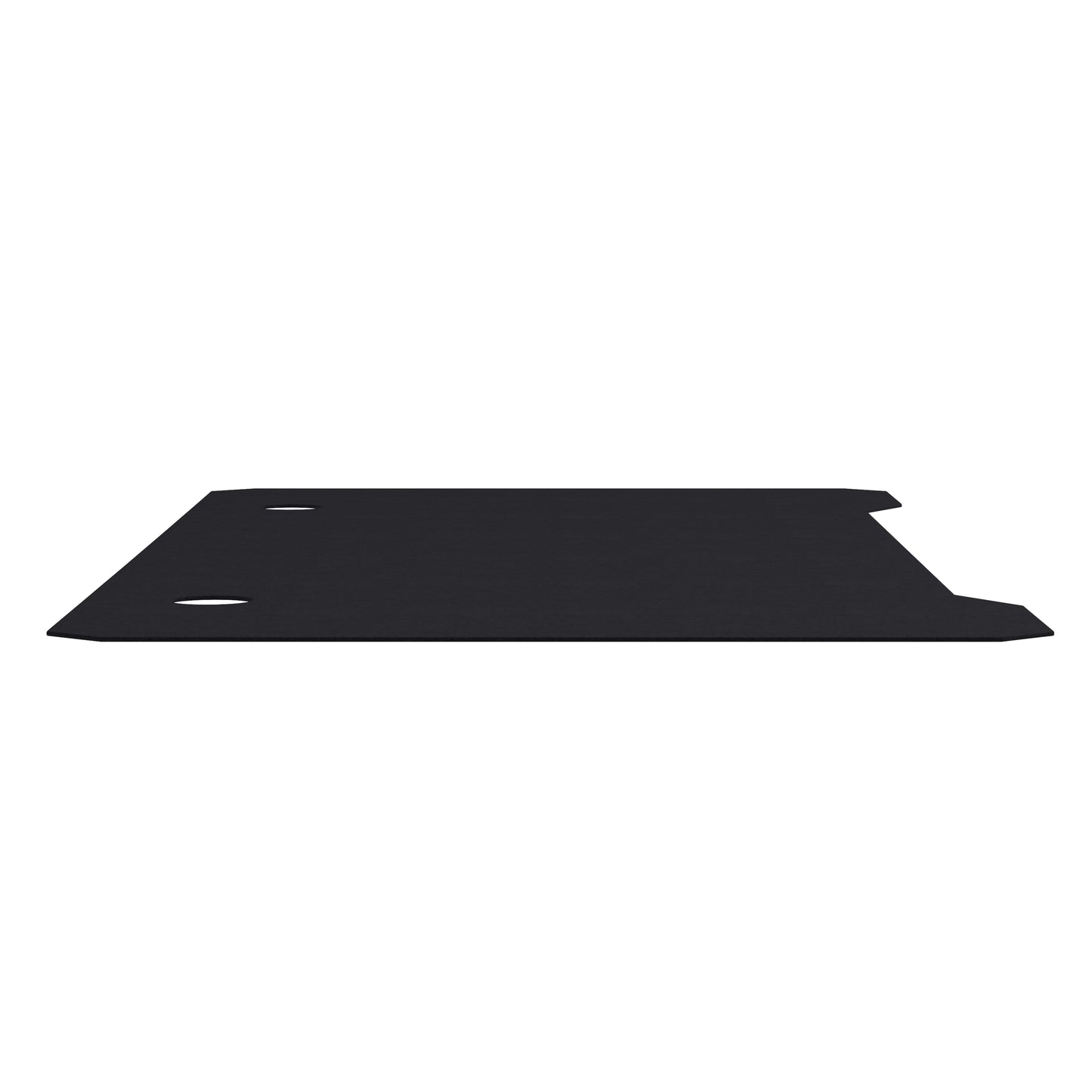 Fisher Black Mega Size Extended Gaming Mouse Pad with Anti-Slip Rubber Base and Micro Weave Top, Large Home Office Desk Mat, 45.75"W x 23.5"D x .125"H Black