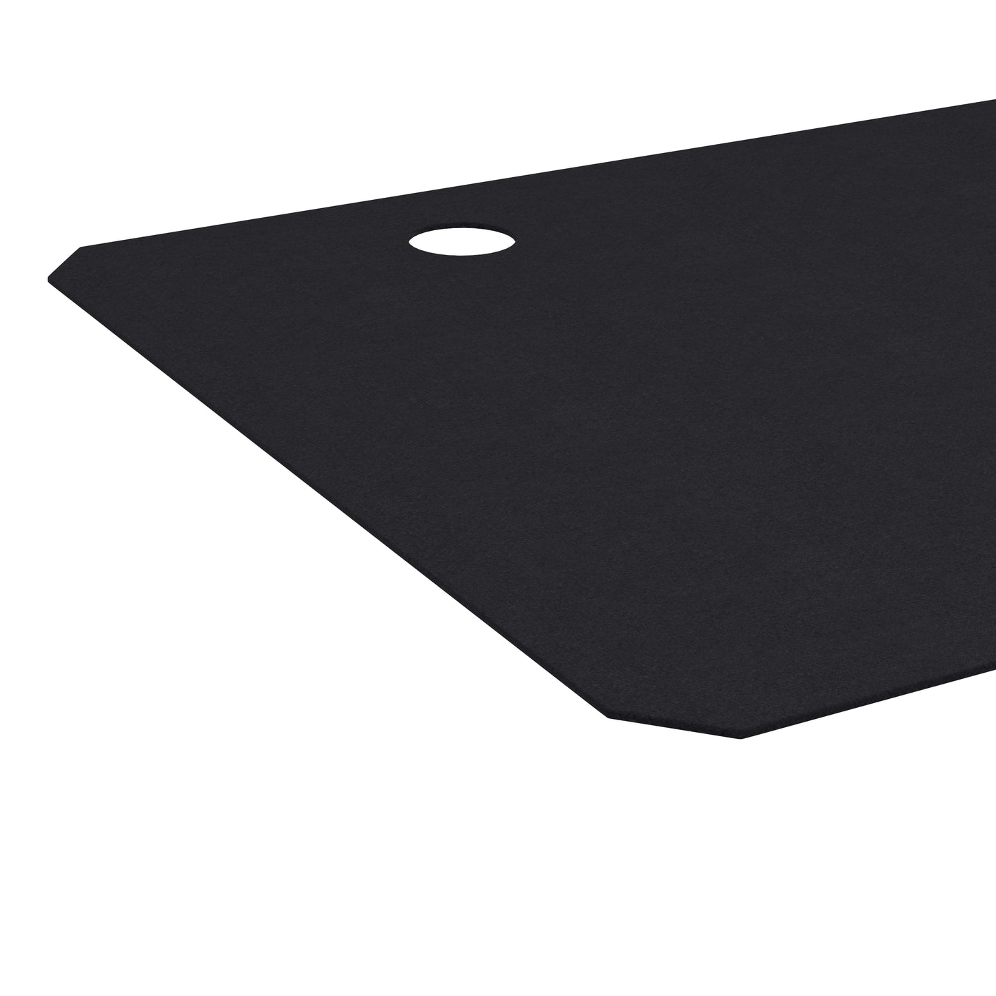 Fisher Black Mega Size Extended Gaming Mouse Pad with Anti-Slip Rubber Base and Micro Weave Top, Large Home Office Desk Mat, 45.75"W x 23.5"D x .125"H Black