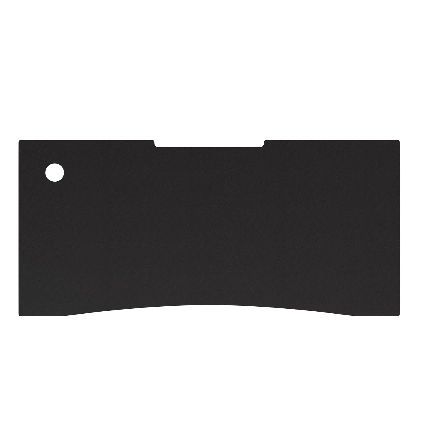 Mallot Black Mega Size Extended Gaming Mouse Pad with Anti-Slip Rubber Base & Micro Weave Top, Large Home Office Desk Mat, 45.75"W x 23.75"D x .125"H Black