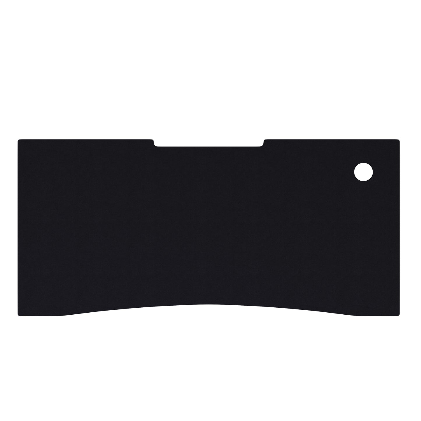 Mallot Black Mega Size Extended Gaming Mouse Pad with Anti-Slip Rubber Base & Micro Weave Top, Large Home Office Desk Mat, 45.75"W x 23.75"D x .125"H Black