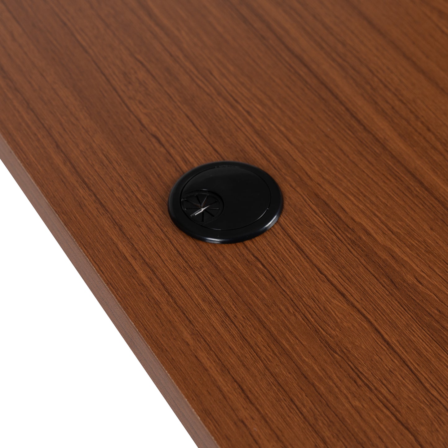 Tanner Electric Height Adjustable Standing Desk - Table Top 48" Wide - 24" Deep (Mahogany) Mahogany