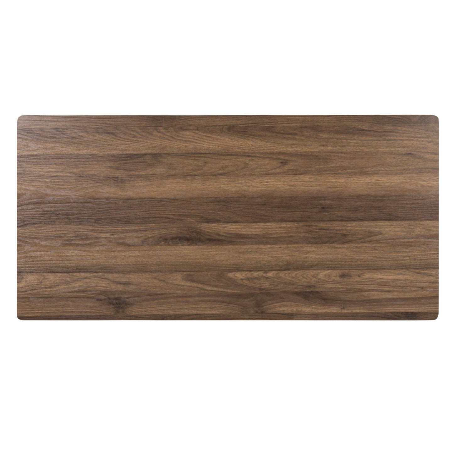 Joshua Rustic Walnut Desk with Three Drawer Pedestal and Pull-Out Keyboard Tray Rustic Walnut