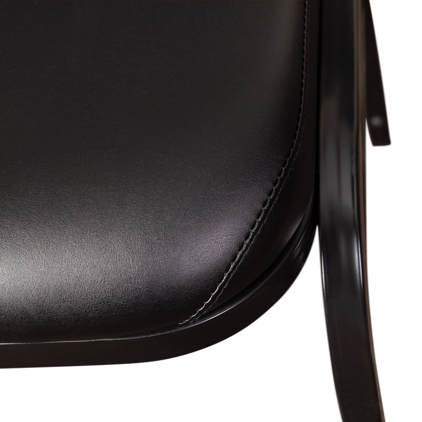 HERCULES Series Commercial Grade 500 LB. Capacity Dome Back Stacking Banquet Chair in Black Vinyl with Black Metal Frame Black Vinyl/Black Frame