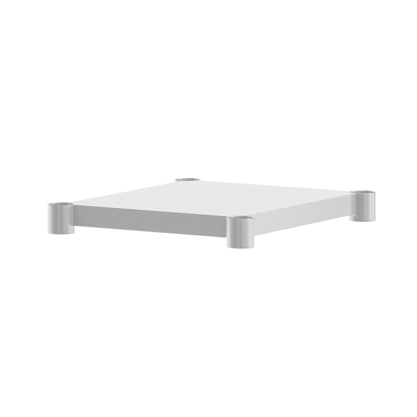 Woodford Galvanized Under Shelf for Prep and Work Tables - Adjustable Lower Shelf for 24" x 18" Stainless Steel Tables Stainless Steel