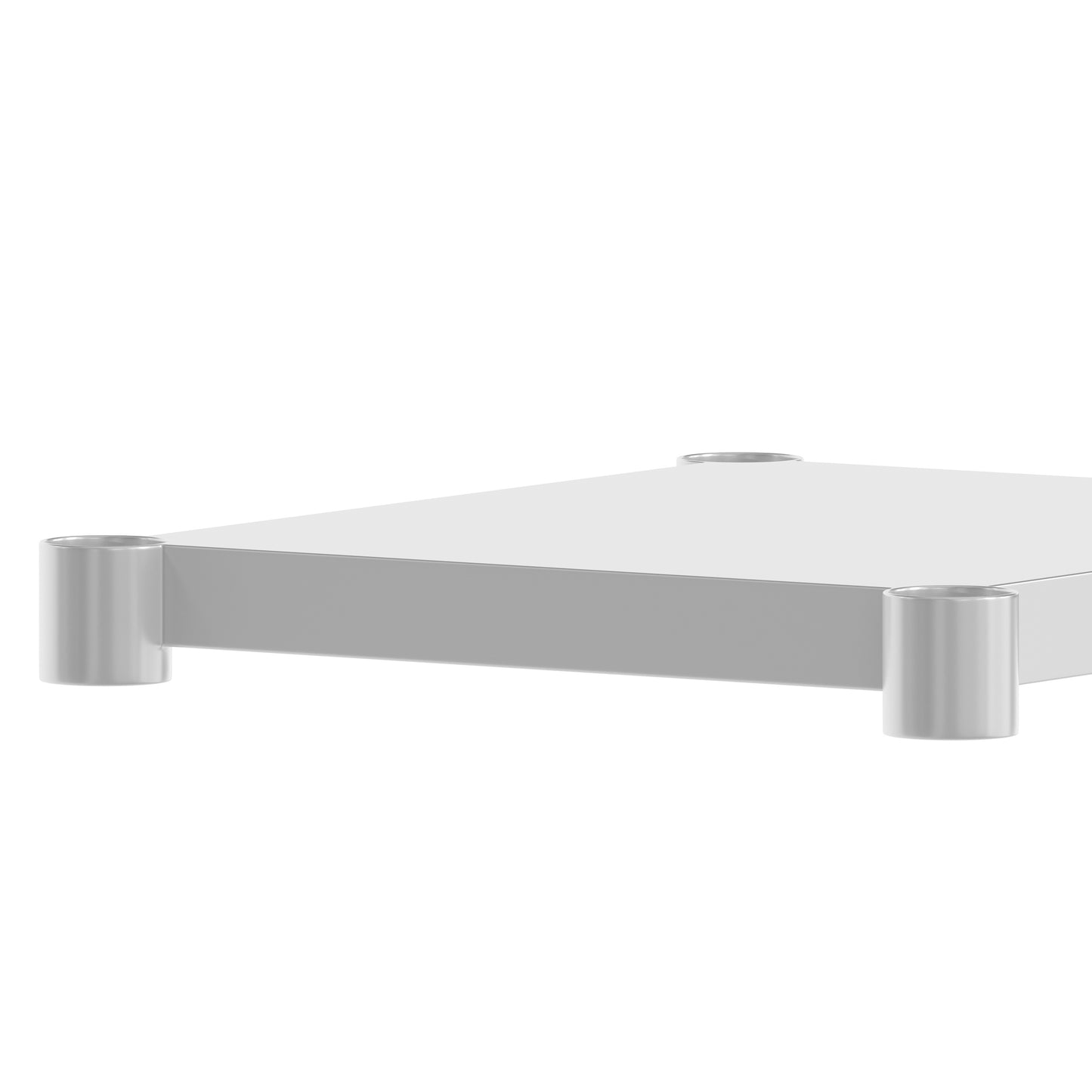 Woodford Galvanized Under Shelf for Prep and Work Tables - Adjustable Lower Shelf for 24" x 18" Stainless Steel Tables Stainless Steel