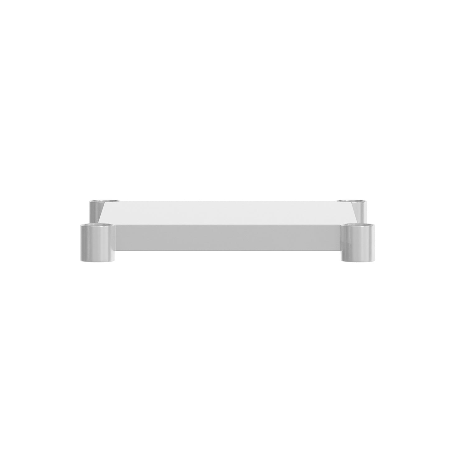 Woodford Galvanized Under Shelf for Prep and Work Tables - Adjustable Lower Shelf for 24" x 18" Stainless Steel Tables Stainless Steel