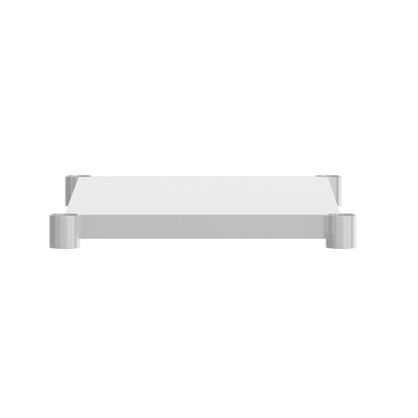Woodford Galvanized Under Shelf for Prep and Work Tables - Adjustable Lower Shelf for 24" x 18" Stainless Steel Tables Stainless Steel