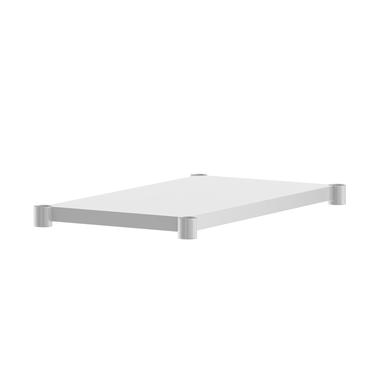 Woodford Galvanized Under Shelf for Prep and Work Tables - Adjustable Lower Shelf for 24" x 36" Stainless Steel Tables Stainless Steel