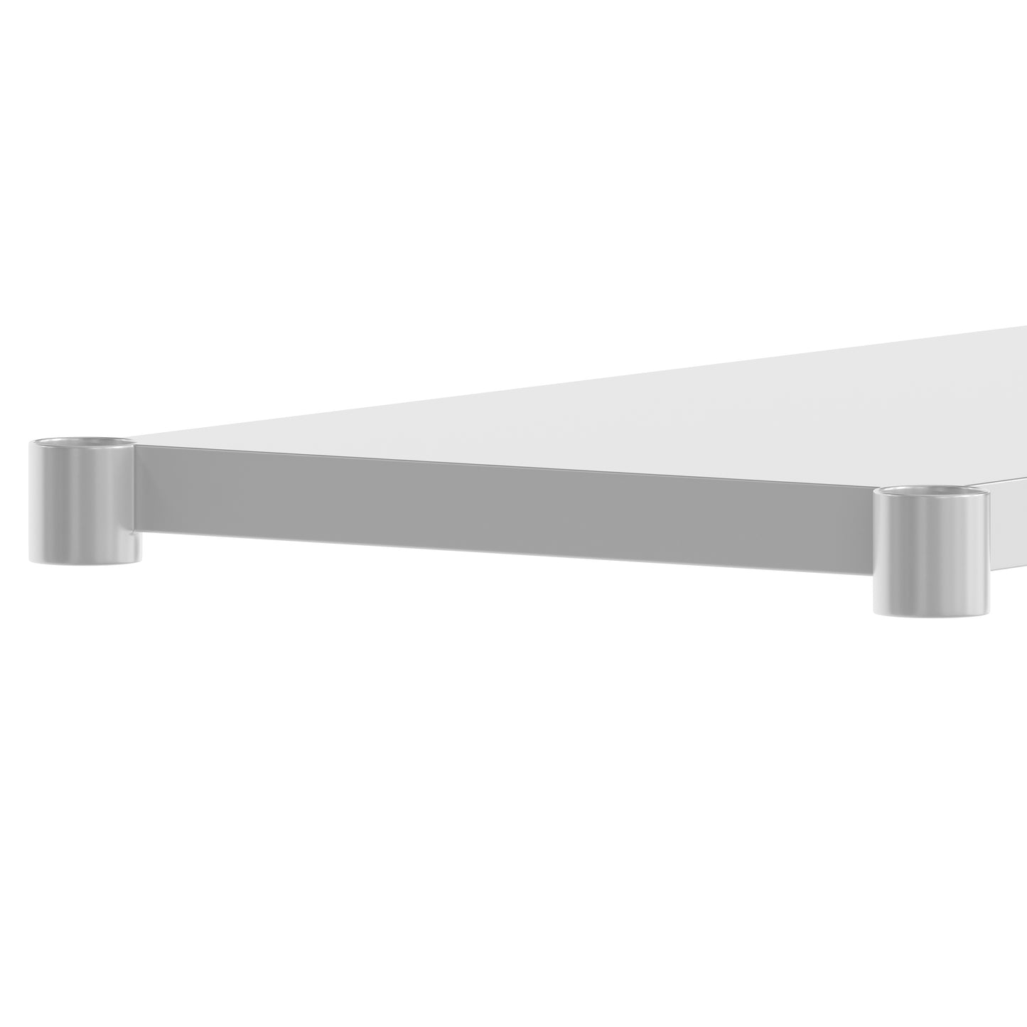 Woodford Galvanized Under Shelf for Prep and Work Tables - Adjustable Lower Shelf for 24" x 36" Stainless Steel Tables Stainless Steel
