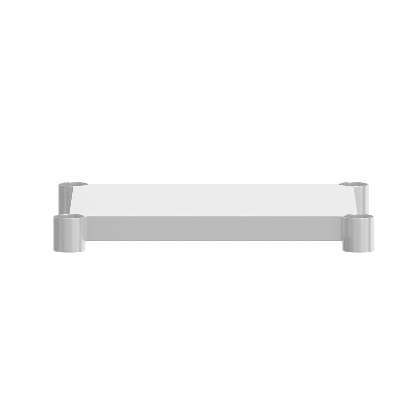 Woodford Galvanized Under Shelf for Prep and Work Tables - Adjustable Lower Shelf for 24" x 36" Stainless Steel Tables Stainless Steel