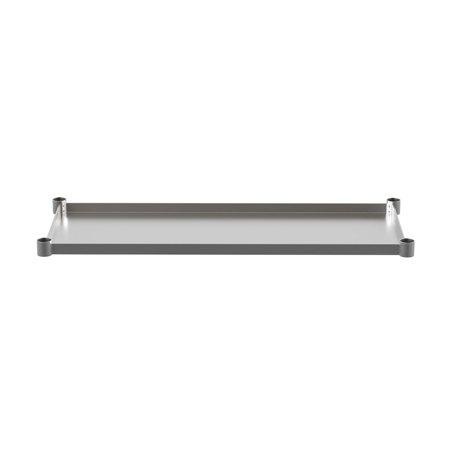 Woodford Galvanized Under Shelf for Prep and Work Tables - Adjustable Lower Shelf for 24" x 48" Stainless Steel Tables Stainless Steel