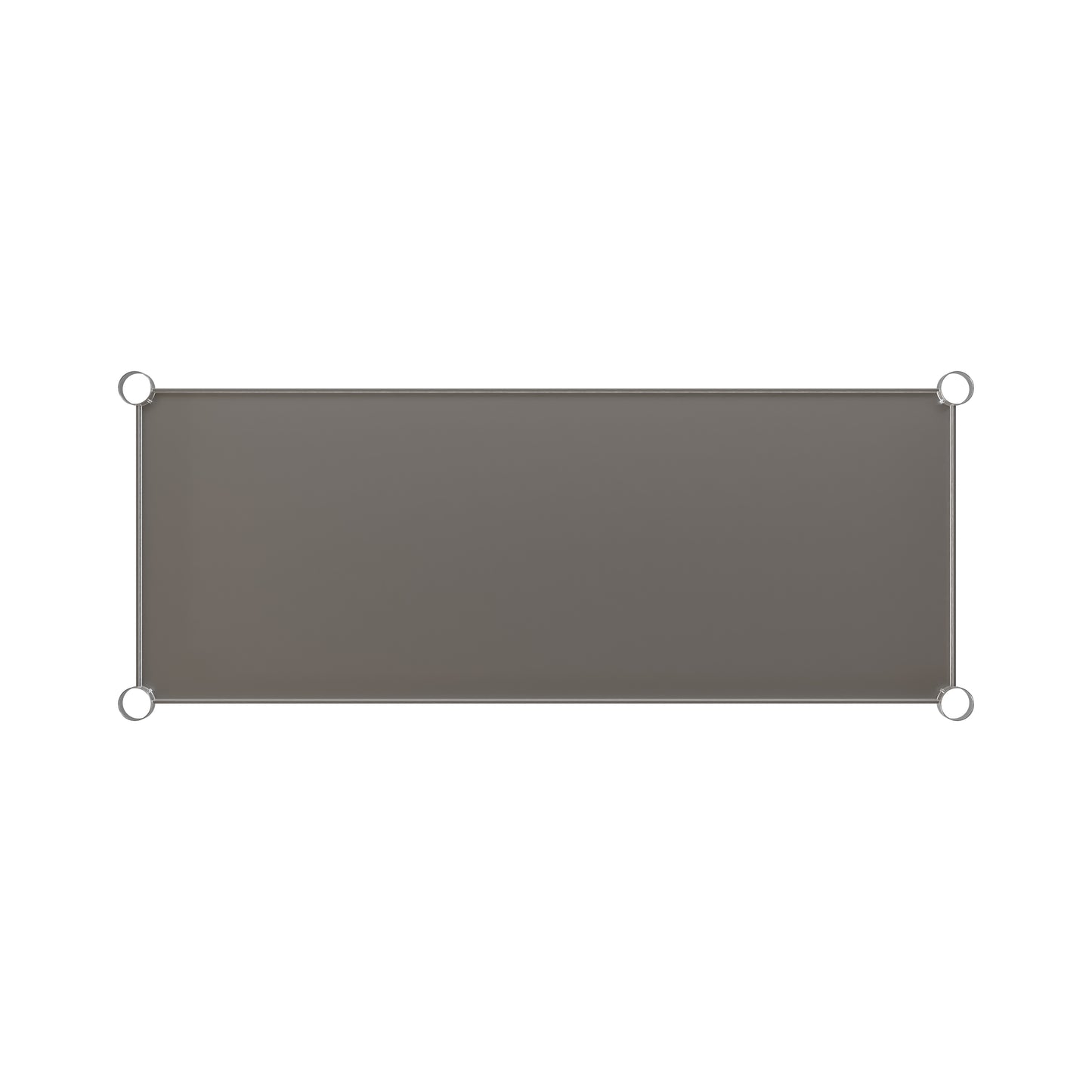 Woodford Galvanized Under Shelf for Prep and Work Tables - Adjustable Lower Shelf for 24" x 48" Stainless Steel Tables Stainless Steel