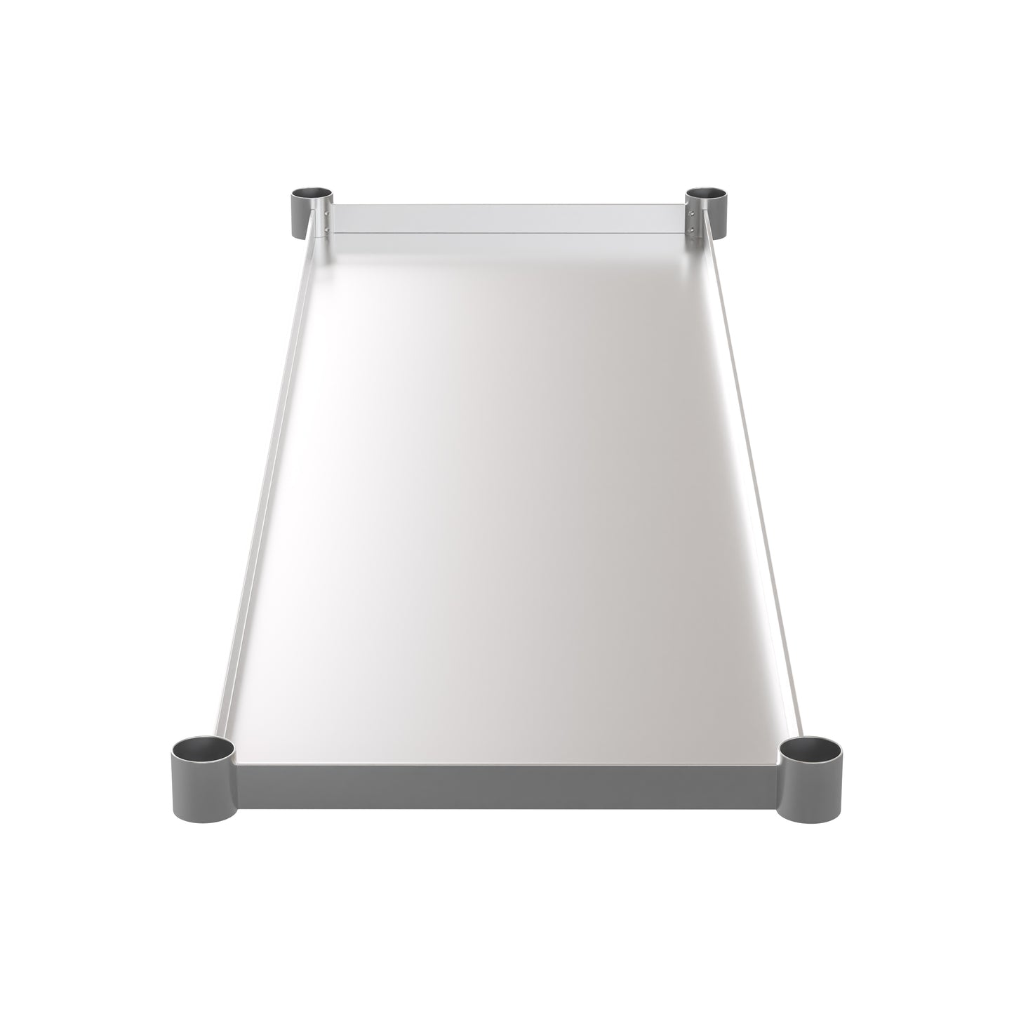 Woodford Galvanized Under Shelf for Prep and Work Tables - Adjustable Lower Shelf for 24" x 60" Stainless Steel Tables Stainless Steel
