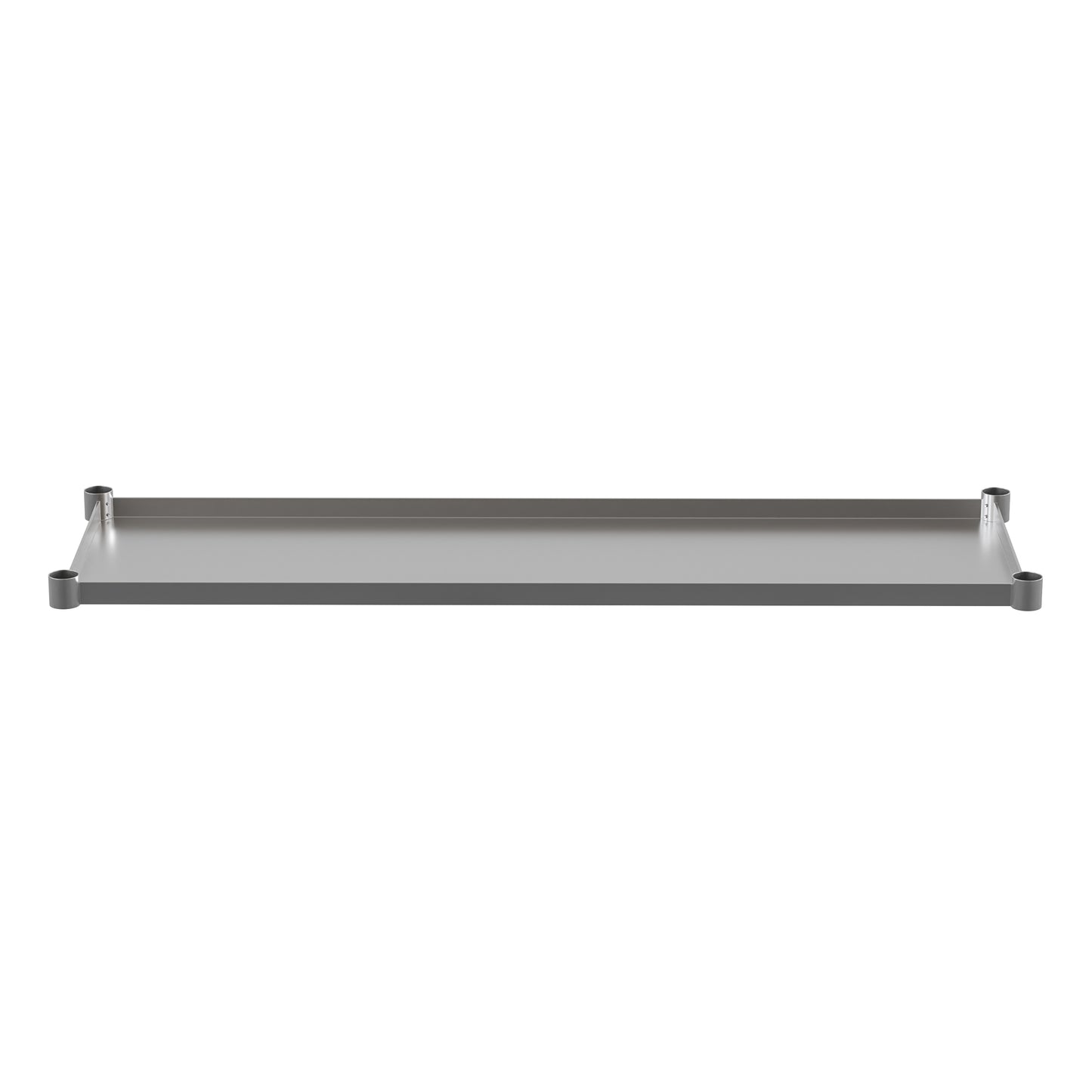 Woodford Galvanized Under Shelf for Prep and Work Tables - Adjustable Lower Shelf for 24" x 60" Stainless Steel Tables Stainless Steel