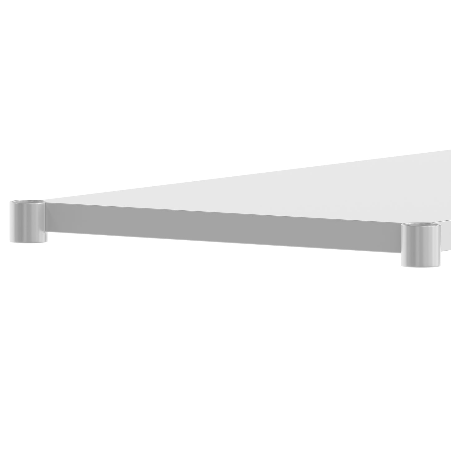 Woodford Galvanized Under Shelf for Prep and Work Tables - Adjustable Lower Shelf for 24" x 72" Stainless Steel Tables Stainless Steel